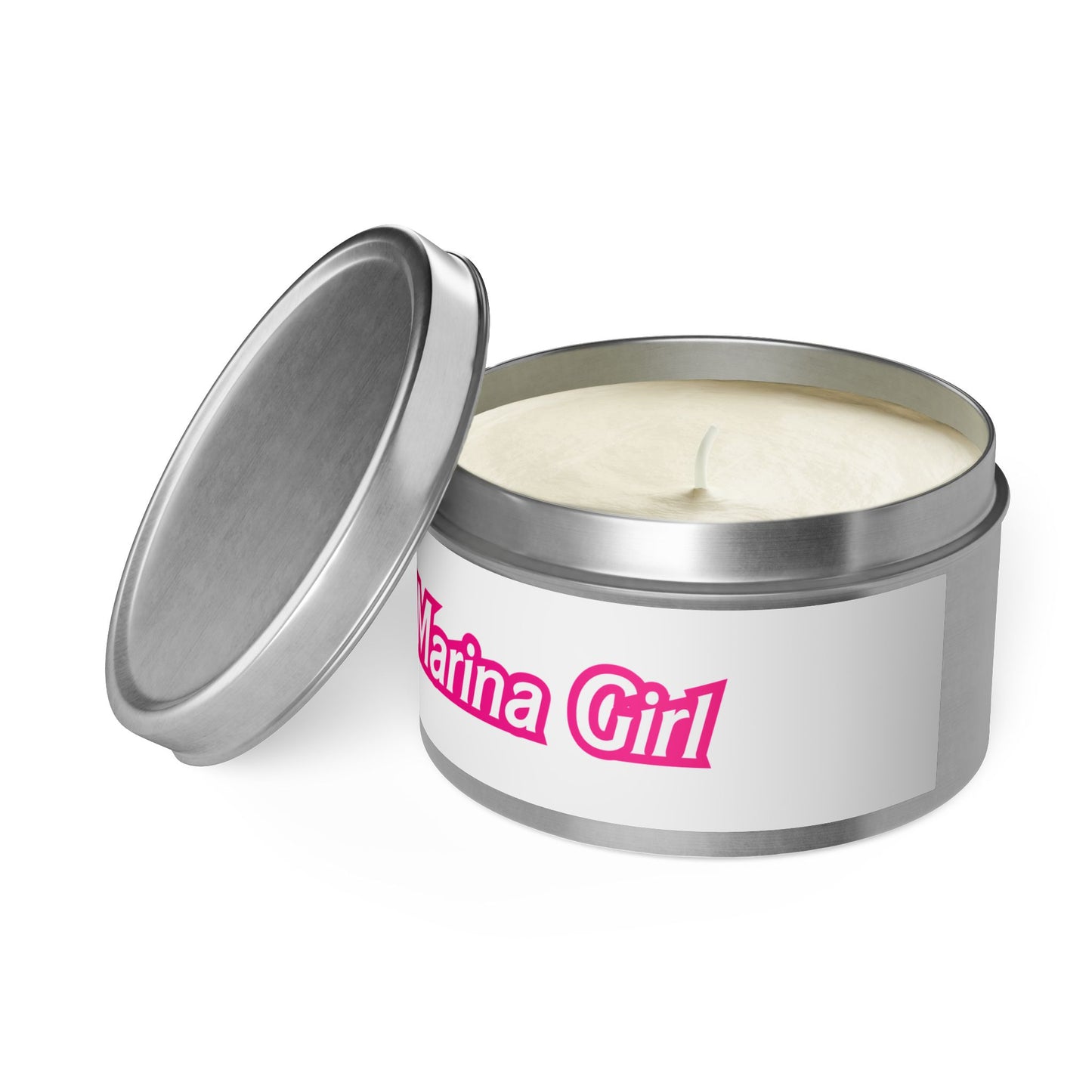 Marina Girl Tin Candle