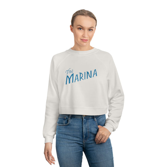 The Marina Women's Cropped Fleece Pullover