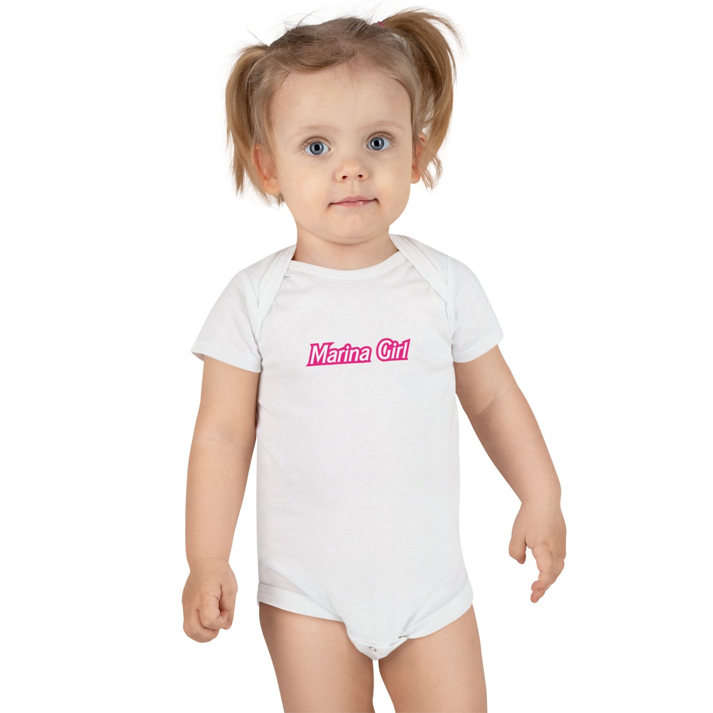 Marina Girl Baby Short Sleeve Onesie®