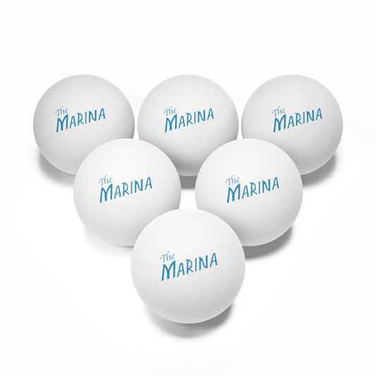 The Marina Beer Pong Balls, 6 pcs