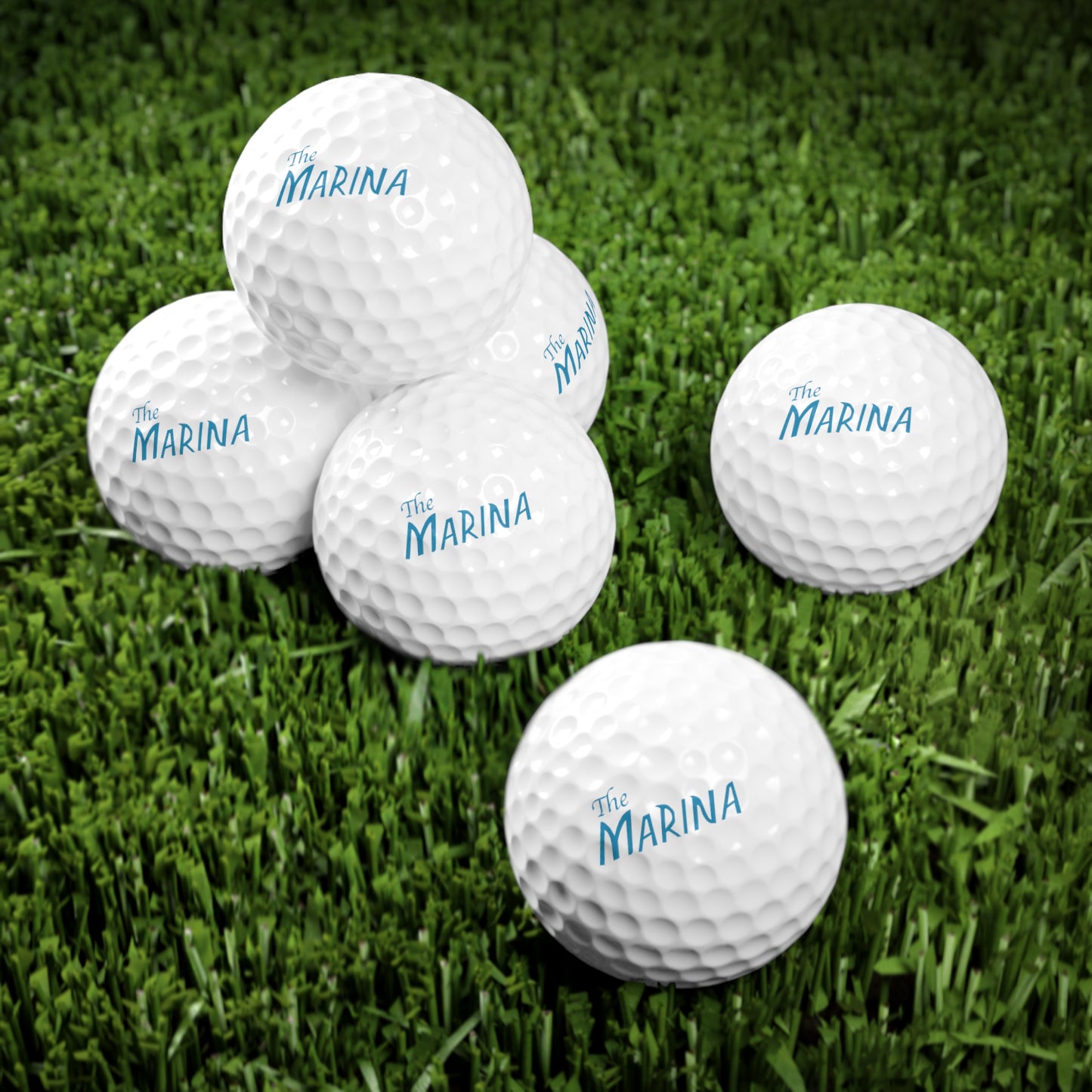 The Marina Golf Balls, 6pcs